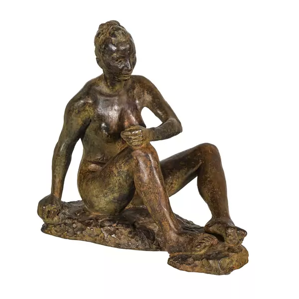 Sitzender weiblicher Akt