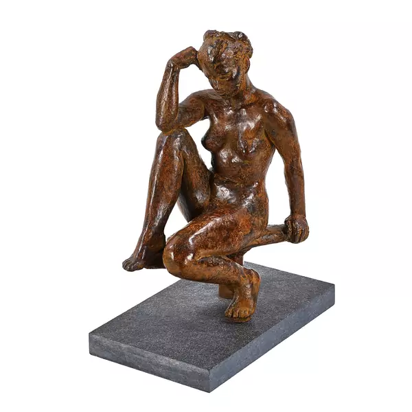 Sitzender weiblicher Akt