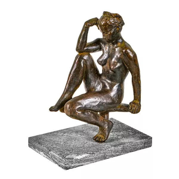Sitzender weiblicher Akt
