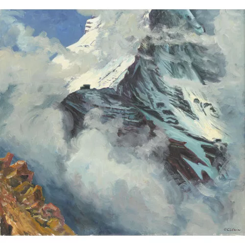 Otto Clénin — Der Hörnligrat am Matterhorn.