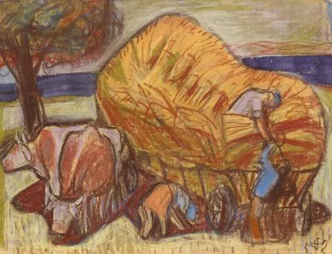 Otto Dix — Getreideernte