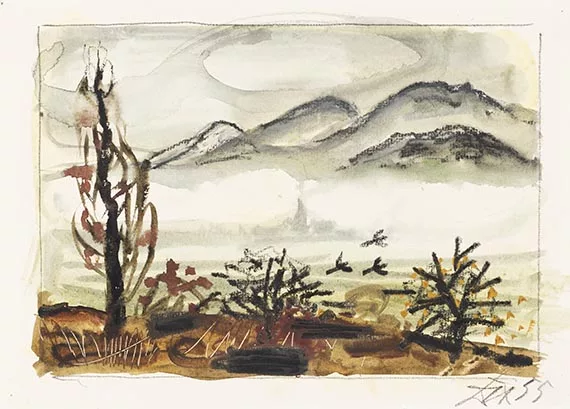 Otto Dix — Bodensee - Herbstnebel