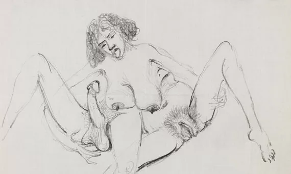 Otto Dix — Erotische Szene