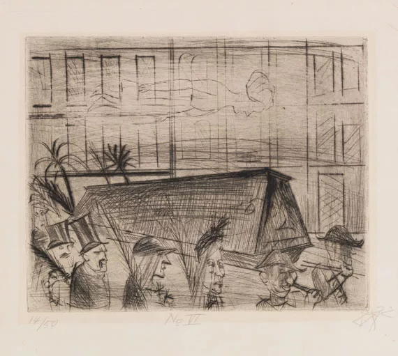 Otto Dix — Begräbnis
