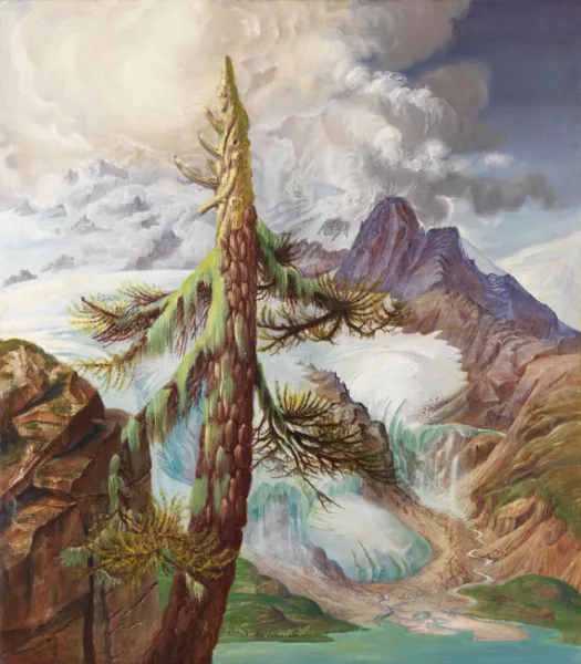 Otto Dix — Gletscher im Engadin