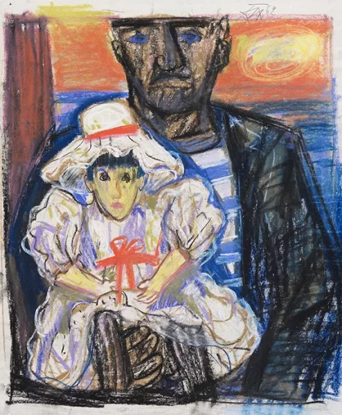 Otto Dix — Fischer und das Kind