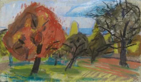 Otto Dix — Herbstliche Baumlandschaft
