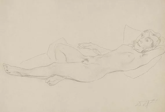 Otto Dix — Liegender weiblicher Akt