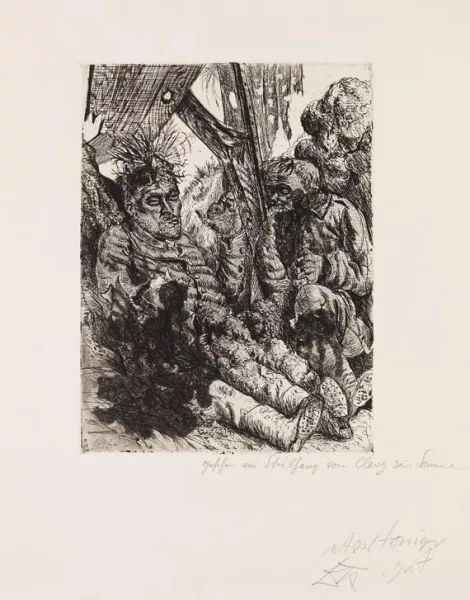 Otto Dix — Gesehen am Steilhang von Cléry-sur-Somme