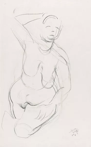 Otto Dix — Aktstudie