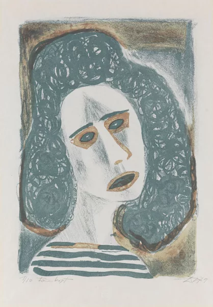 Otto Dix — Frauenkopf