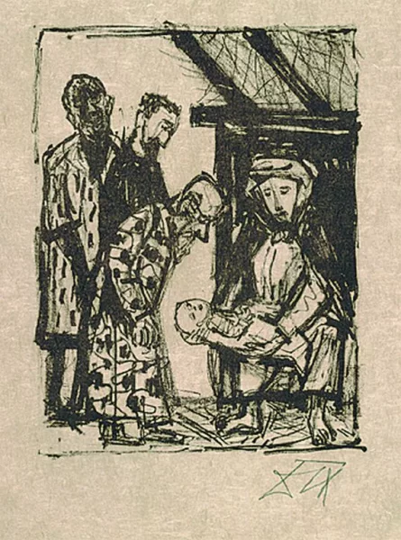 Otto Dix — Die Weisen aus dem Morgenland