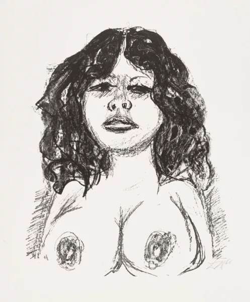 Otto Dix — Halbakt von vorn