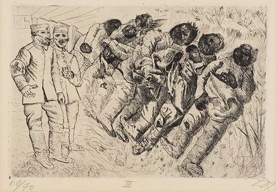 Otto Dix — Gastote (Templeux-La-Fosse, August 1916)