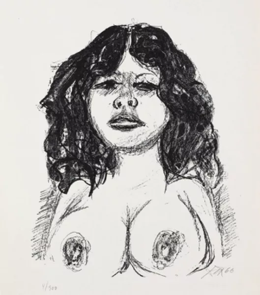 Otto Dix — Halbakt von vorn