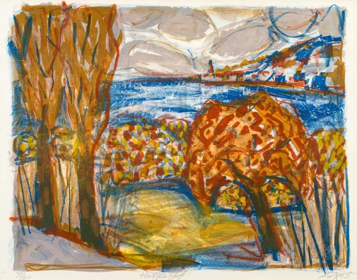 Otto Dix — Herbstlandschaft, 1965