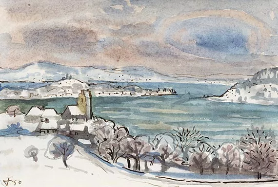 Otto Dix — Winter am Bodensee