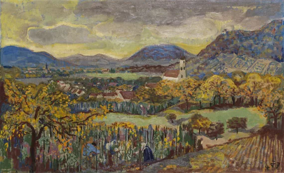 Otto Dix — Blick auf Öhningen und Stein am Rhein