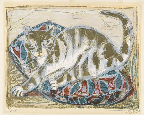 Otto Dix — Katze