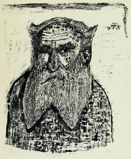Otto Dix — Einäugiger Bauer