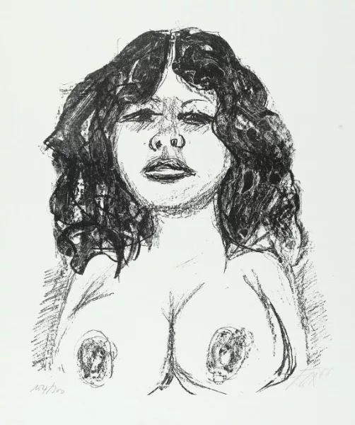 Otto Dix — Halbakt von vorn