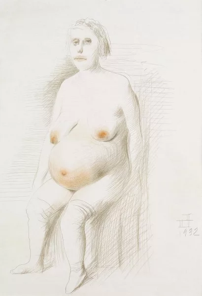 Otto Dix — Schwangere Frau