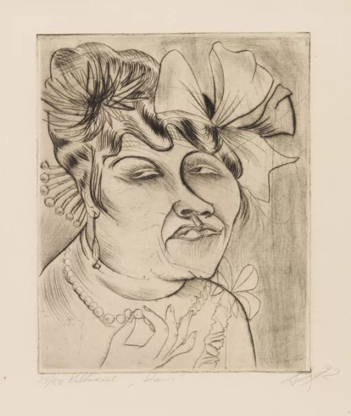 Otto Dix — Dame