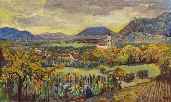 Otto Dix — Blick auf Öhningen und Stein am Rhein