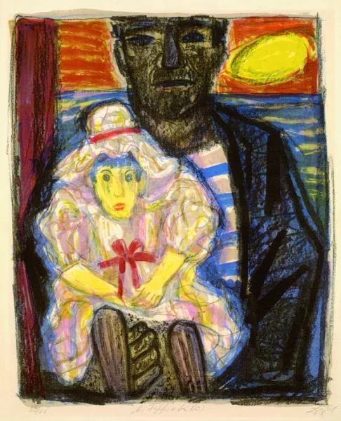 Otto Dix — Der Fischer und das Kind