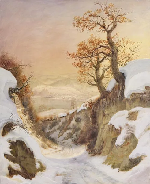 Otto Dix — Hohlweg im Winter