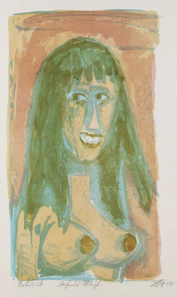 Otto Dix — Lachendes Mädchen