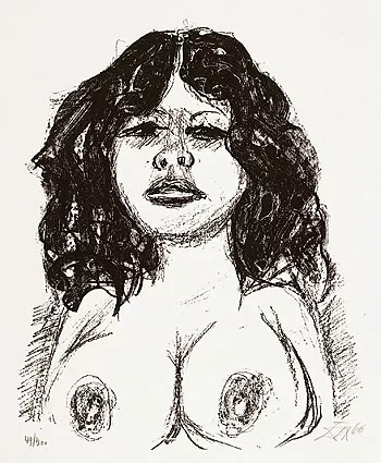 Otto Dix — Halbakt von vorn