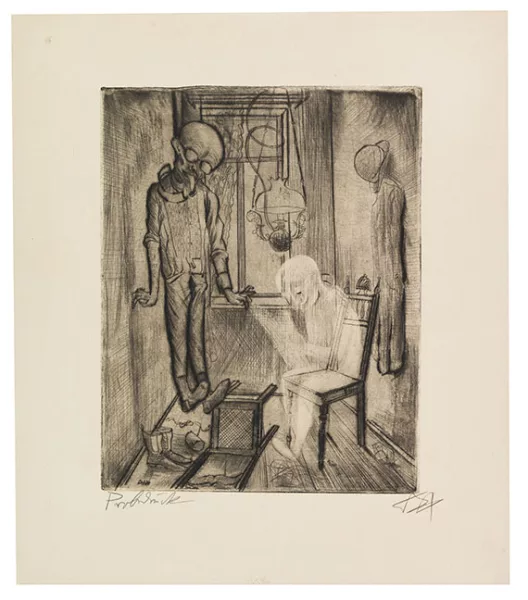 Otto Dix — Der Selbstmörder (Erhängter)