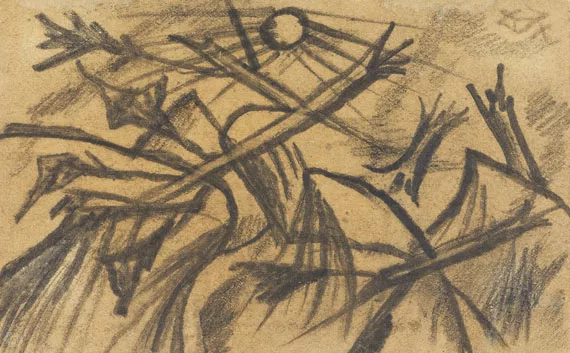 Otto Dix — Zertrümmertes (Postkarte)