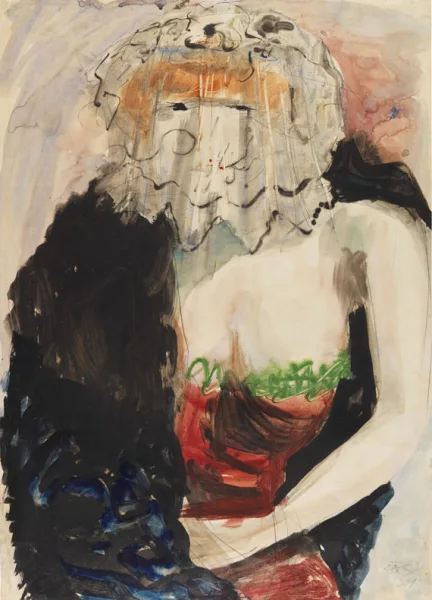 Otto Dix — Dame mit Pelzmantel