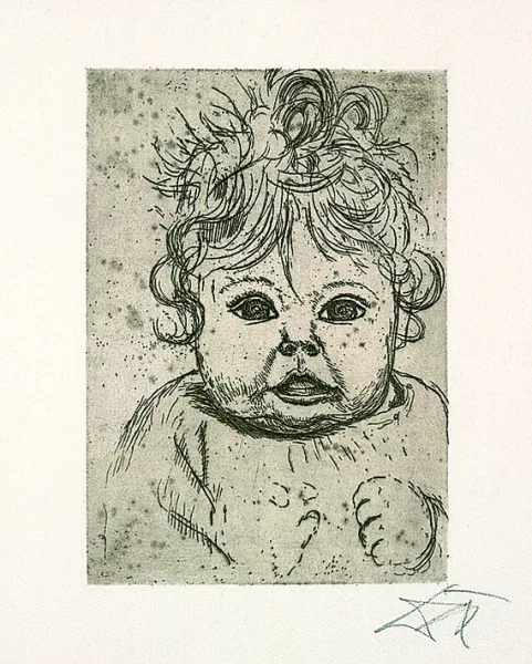 Otto Dix — 3 Bll.: Nelly II. Selbstporträt mit Hand. Malerportrait mit Pinsel und Palette