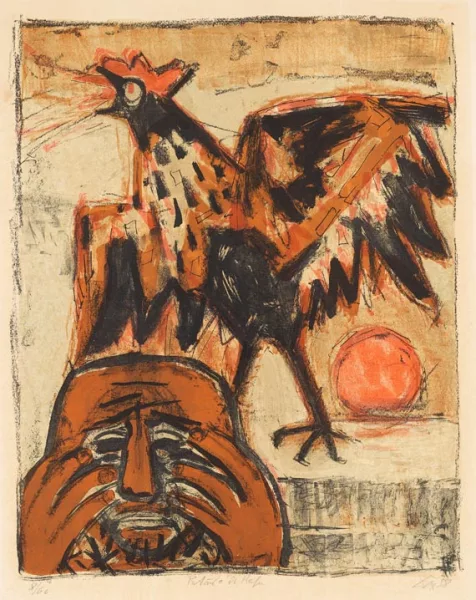 Otto Dix — Petrus und der Hahn