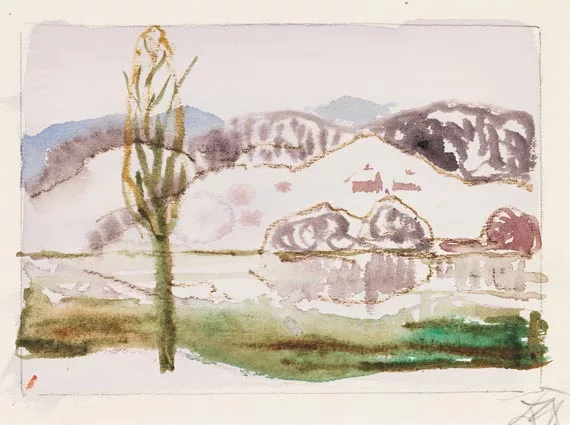 Otto Dix — Seeufer im Winter