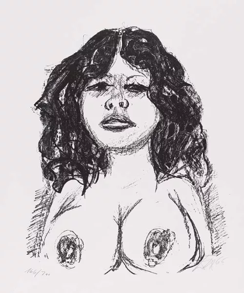 Otto Dix — Halbakt von vorn