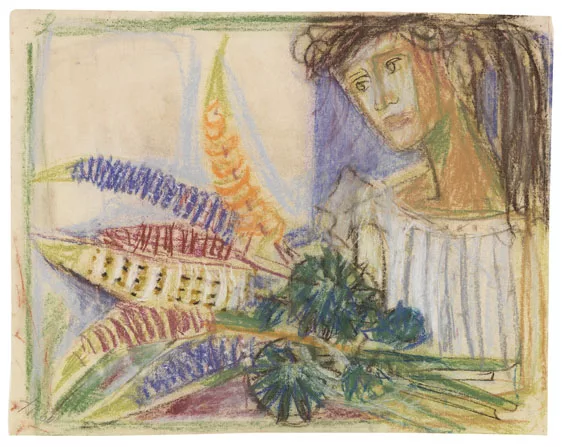 Otto Dix — Mädchen mit Blumen