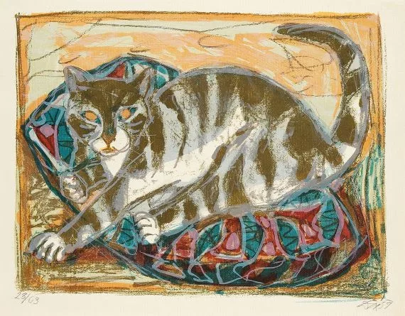 Otto Dix — Katze