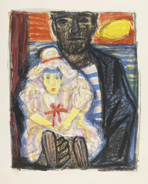 Otto Dix — Der Fischer und das Kind