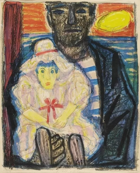 Otto Dix — Der Fischer und das Kind