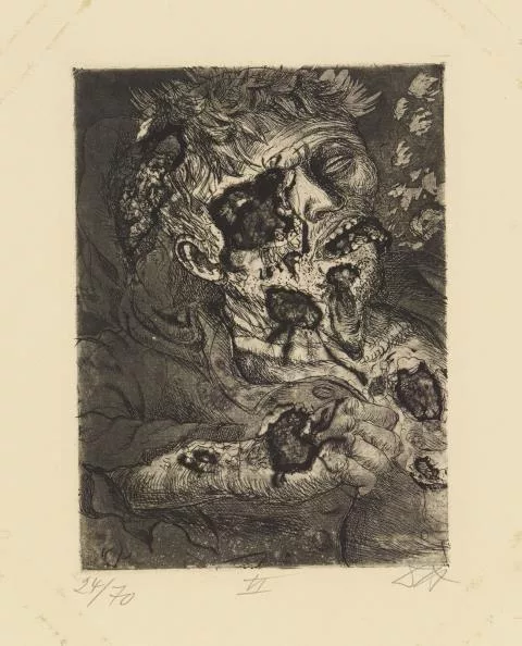 Otto Dix — Verschüttete. Gastote. Sterbender Soldat