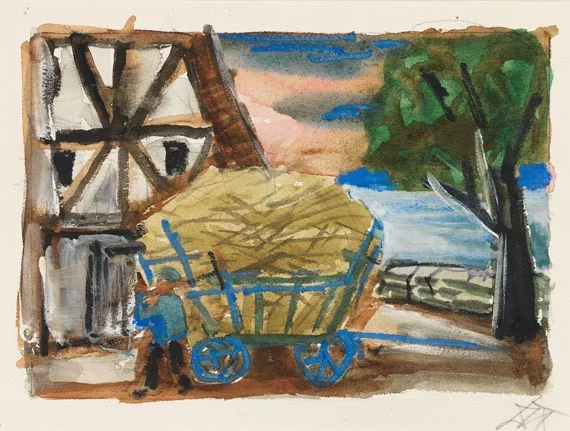 Otto Dix — Heuwagen