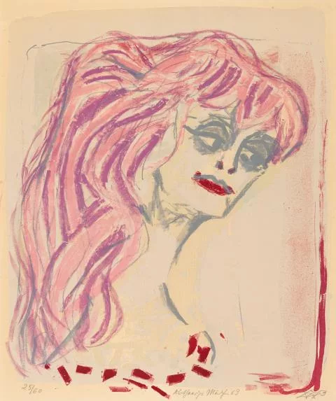 Otto Dix — Rothaariges Mädchen