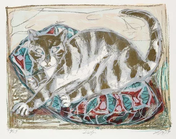 Otto Dix — Katze