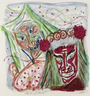 Otto Dix — Alemannische Masken