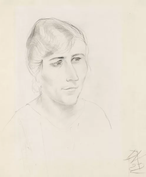 Otto Dix — Weibliches Brustbildnis