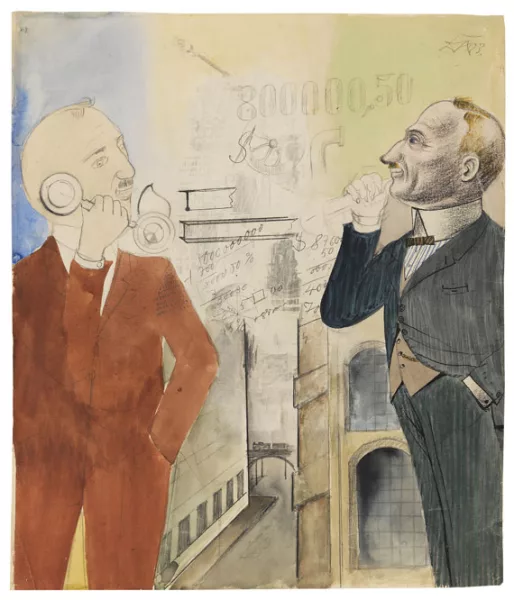 Otto Dix — Börsenspekulanten